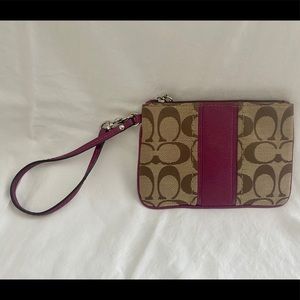 Coach wristlet